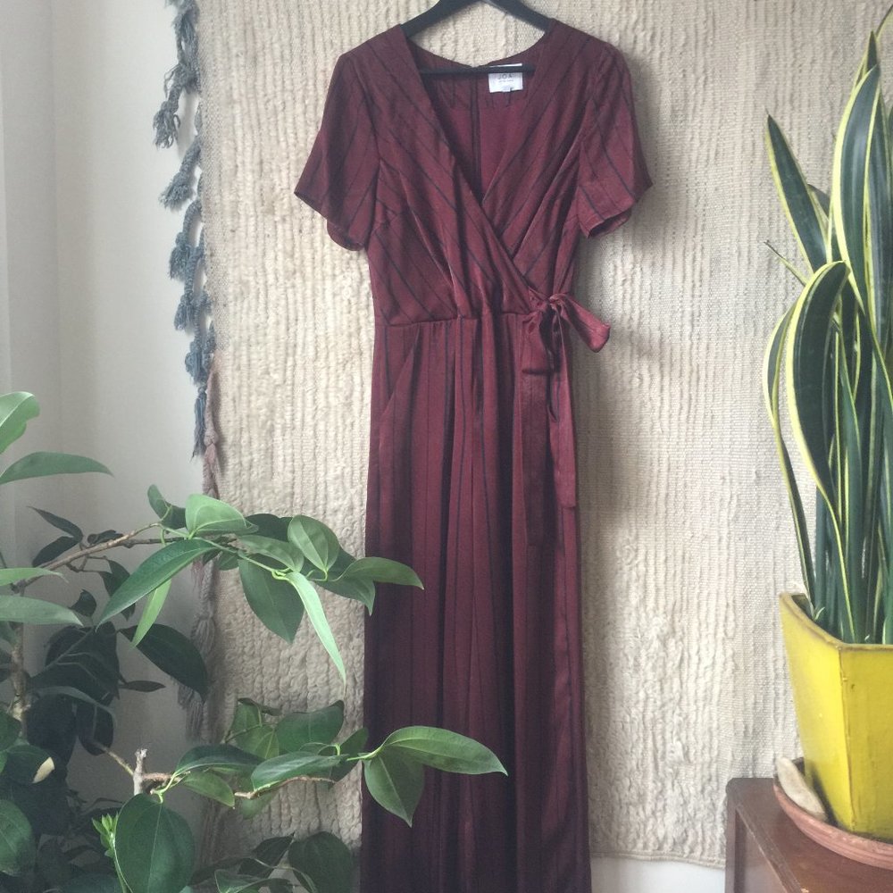 Striped Tie Waist Jumpsuit